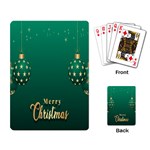 Merry Christmas Holiday Playing Cards Single Design (Rectangle) Back