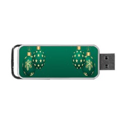 Merry Christmas Holiday Portable Usb Flash (one Side) by artworkshop