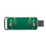 Merry Christmas Holiday Portable USB Flash (One Side) Front