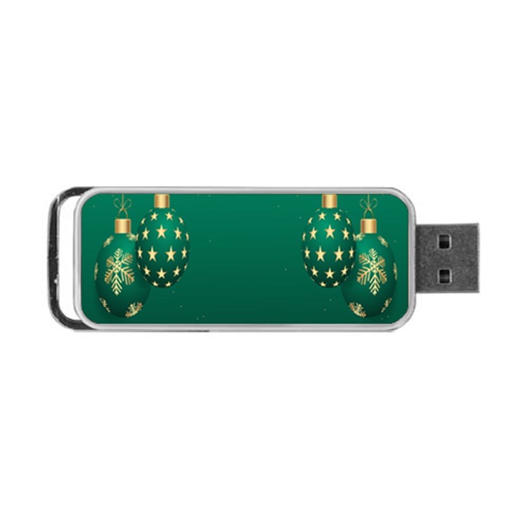 Merry Christmas Holiday Portable USB Flash (One Side)