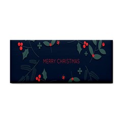 Merry Christmas  Frame Flora Hand Towel by artworkshop