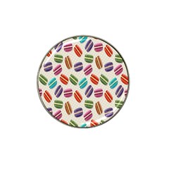 Macaron Macaroon Stylized Macaron Design Repetition Hat Clip Ball Marker (10 Pack) by artworkshop