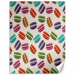 Macaron Macaroon Stylized Macaron Design Repetition Canvas 18  X 24  by artworkshop