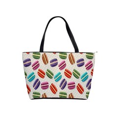 Macaron Macaroon Stylized Macaron Design Repetition Classic Shoulder Handbag by artworkshop