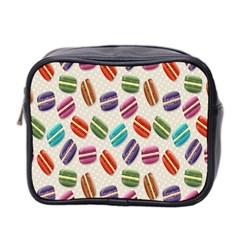 Macaron Macaroon Stylized Macaron Design Repetition Mini Toiletries Bag (two Sides) by artworkshop