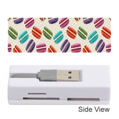 Macaron Macaroon Stylized Macaron Design Repetition Memory Card Reader (stick) by artworkshop