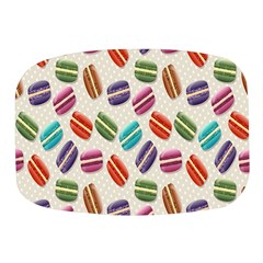 Macaron Macaroon Stylized Macaron Design Repetition Mini Square Pill Box by artworkshop