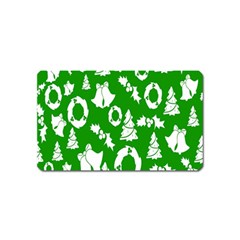 Green Card Christmas December4 Magnet (name Card) by artworkshop