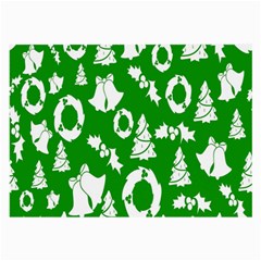 Green Card Christmas December4 Large Glasses Cloth (2 Sides) by artworkshop