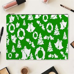 Green Card Christmas December4 Cosmetic Bag (xl) by artworkshop