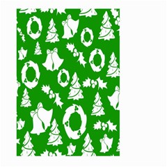 Green Card Christmas December4 Large Garden Flag (two Sides) by artworkshop