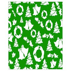 Green Card Christmas December4 Drawstring Bag (small) by artworkshop