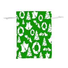 Green Card Christmas December4 Lightweight Drawstring Pouch (l) by artworkshop