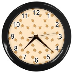 Green Card Christmas December4 Wall Clock (black) by artworkshop