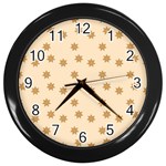 Green Card Christmas December4 Wall Clock (Black) Front