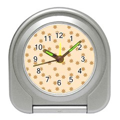 Green Card Christmas December4 Travel Alarm Clock by artworkshop