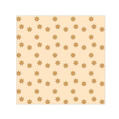 Gingerbread Star Square Satin Scarf (30  X 30 ) by artworkshop