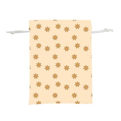 Gingerbread Star Lightweight Drawstring Pouch (s) by artworkshop