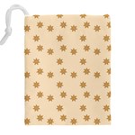 Gingerbread Star Drawstring Pouch (5XL) Back