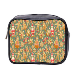 Gingerbread Christmas Decorative Mini Toiletries Bag (two Sides) by artworkshop