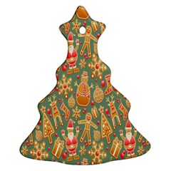 Gingerbread Christmas Decorative Ornament (christmas Tree)  by artworkshop