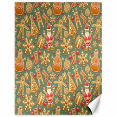 Gingerbread Christmas Decorative Canvas 12  X 16  by artworkshop