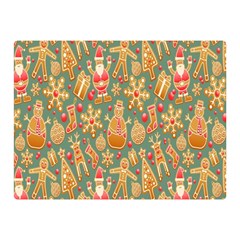 Gingerbread Christmas Decorative Double Sided Flano Blanket (mini)  by artworkshop