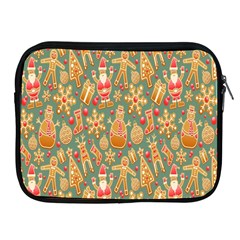 Gingerbread Christmas Decorative Apple Ipad 2/3/4 Zipper Cases by artworkshop