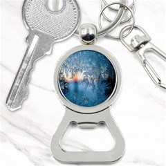 Frost Winter Morning Snow Bottle Opener Key Chain by artworkshop