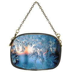 Frost Winter Morning Snow Chain Purse (one Side) by artworkshop