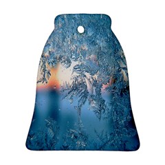 Frost Winter Morning Snow Bell Ornament (two Sides)