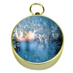 Frost Winter Morning Snow Gold Compasses Front