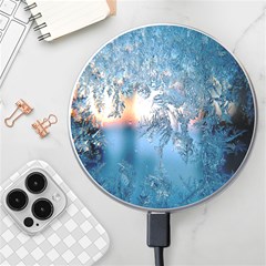 Frost Winter Morning Snow Wireless Charger by artworkshop