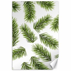 Fir Branch Pattern Christmas Decorative Canvas 20  X 30  by artworkshop