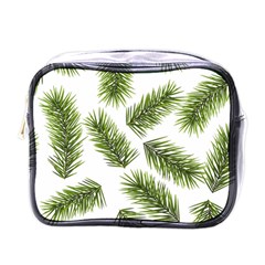 Fir Branch Pattern Christmas Decorative Mini Toiletries Bag (one Side) by artworkshop