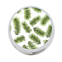 Fir Branch Pattern Christmas Decorative 4-port Usb Hub (two Sides) by artworkshop