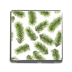 Fir Branch Pattern Christmas Decorative Memory Card Reader (square 5 Slot) by artworkshop