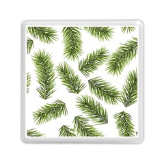 Fir Branch Pattern Christmas Decorative Memory Card Reader (square) by artworkshop