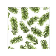 Fir Branch Pattern Christmas Decorative Square Satin Scarf (30  X 30 ) by artworkshop