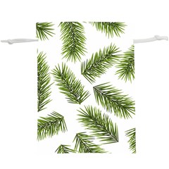 Fir Branch Pattern Christmas Decorative  Lightweight Drawstring Pouch (xl) by artworkshop