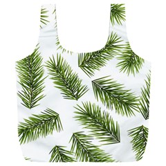 Fir Branch Pattern Christmas Decorative Full Print Recycle Bag (xxxl) by artworkshop