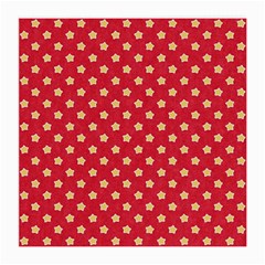 Felt Background Paper Red Yellow Star Medium Glasses Cloth by artworkshop