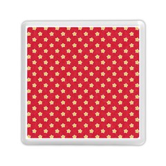 Felt Background Paper Red Yellow Star Memory Card Reader (square) by artworkshop