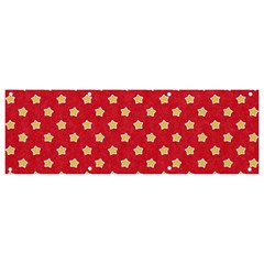 Felt Background Paper Red Yellow Star Banner And Sign 9  X 3  by artworkshop