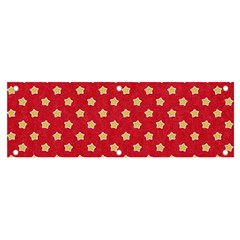 Felt Background Paper Red Yellow Star Banner And Sign 6  X 2  by artworkshop