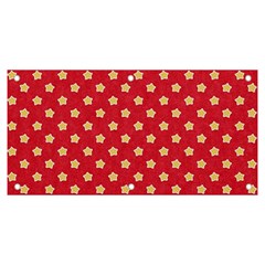 Felt Background Paper Red Yellow Star Banner And Sign 6  X 3  by artworkshop