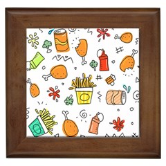 Cute Sketch  Fun Funny Collection Framed Tile by artworkshop