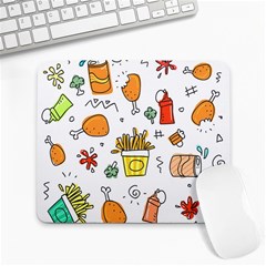 Cute Sketch  Fun Funny Collection Large Mousepads by artworkshop