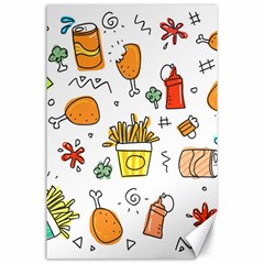 Cute Sketch  Fun Funny Collection Canvas 24  X 36  by artworkshop