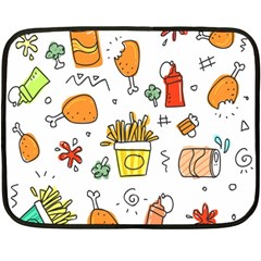 Cute Sketch  Fun Funny Collection Fleece Blanket (mini) by artworkshop